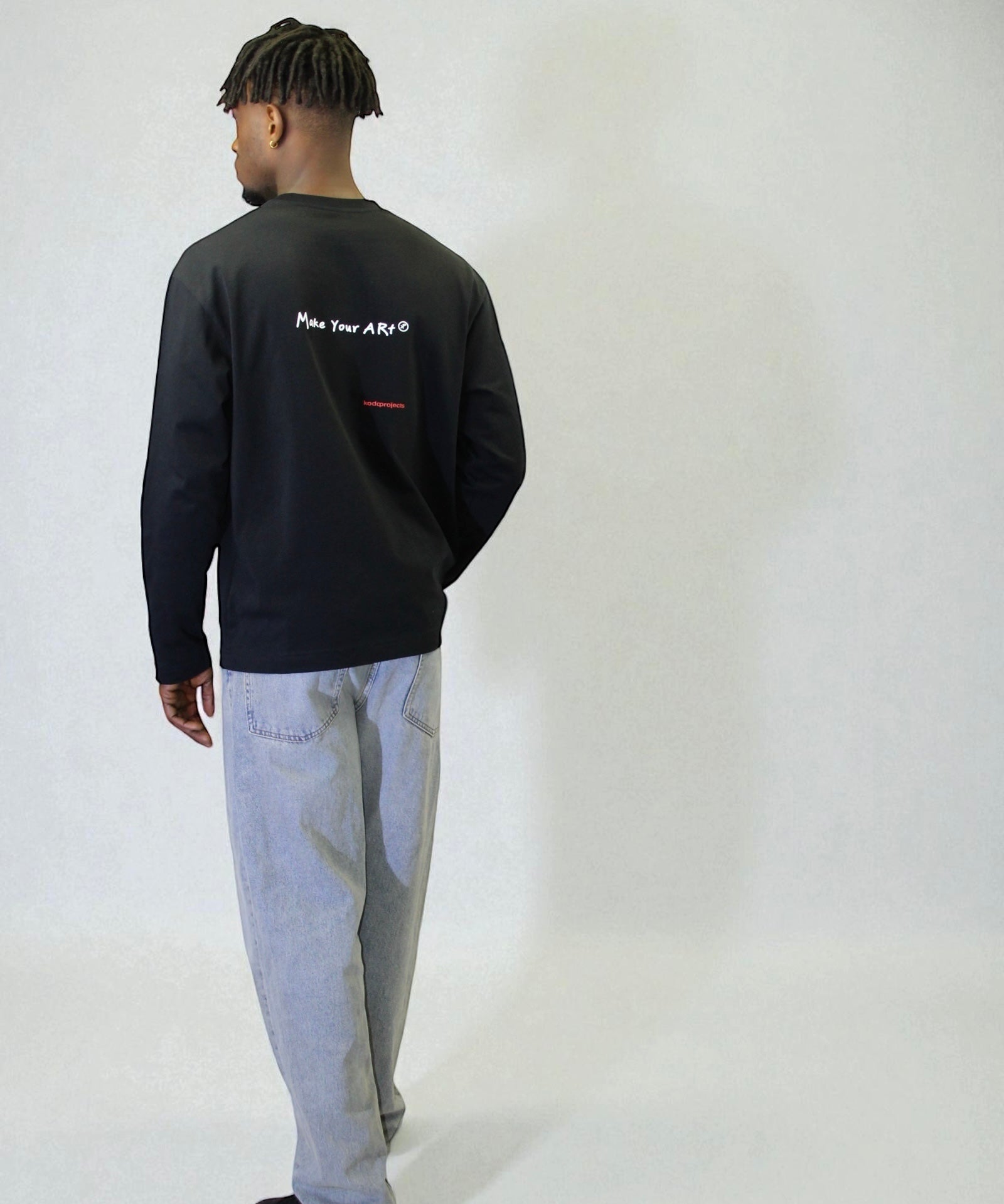 T-SHIRT NOIR LONGUES MANCHES