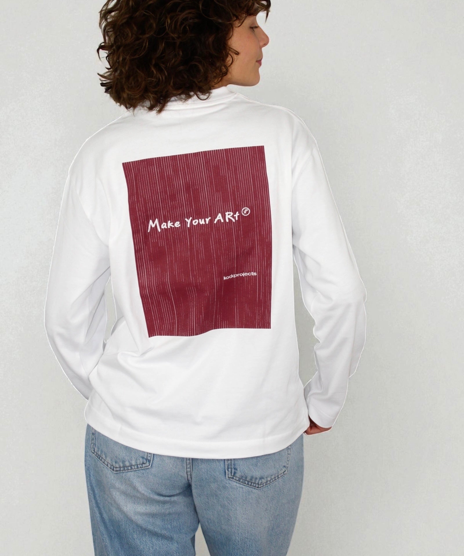 T-SHIRT BLANC LONGUES MANCHES