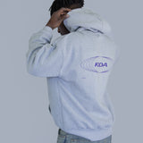THE SIMPLE FLOW HOODIES GRIS / MAUVE