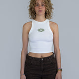 THE FOLKLORE TOP BLANC / VERT
