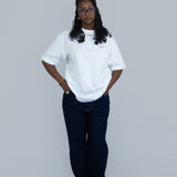 THE FOLKLORE T-SHIRT BLANC / VERT