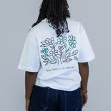 THE FOLKLORE T-SHIRT BLANC / VERT