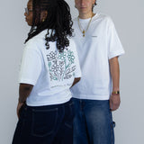 THE FOLKLORE T-SHIRT BLANC / BLEU