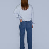 THE SIMPLE FLOW SWEAT-SHIRT GRIS / MAUVE