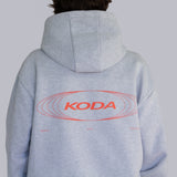 THE SIMPLE FLOW HOODIES GRIS / ROUGE