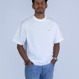 THE SIMPLE FLOW T-SHIRT BLANC / VERT
