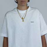 THE FOLKLORE T-SHIRT BLANC / BLEU