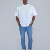 THE SIMPLE FLOW T-SHIRT BLANC / VERT