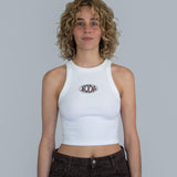 THE FOLKLORE TOP BLANC / BRUN